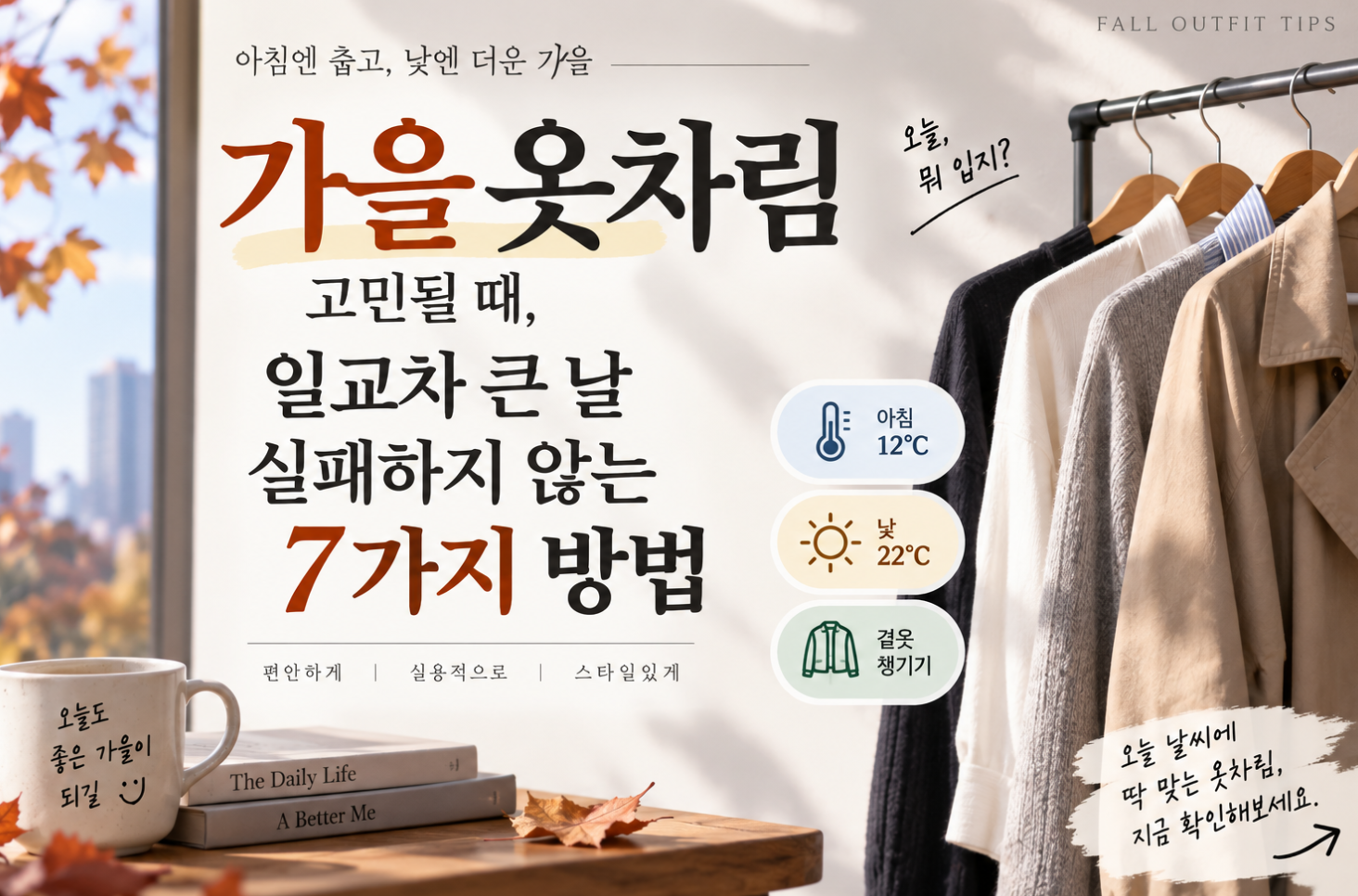 가을옷차림 일교차큰날 썸네일